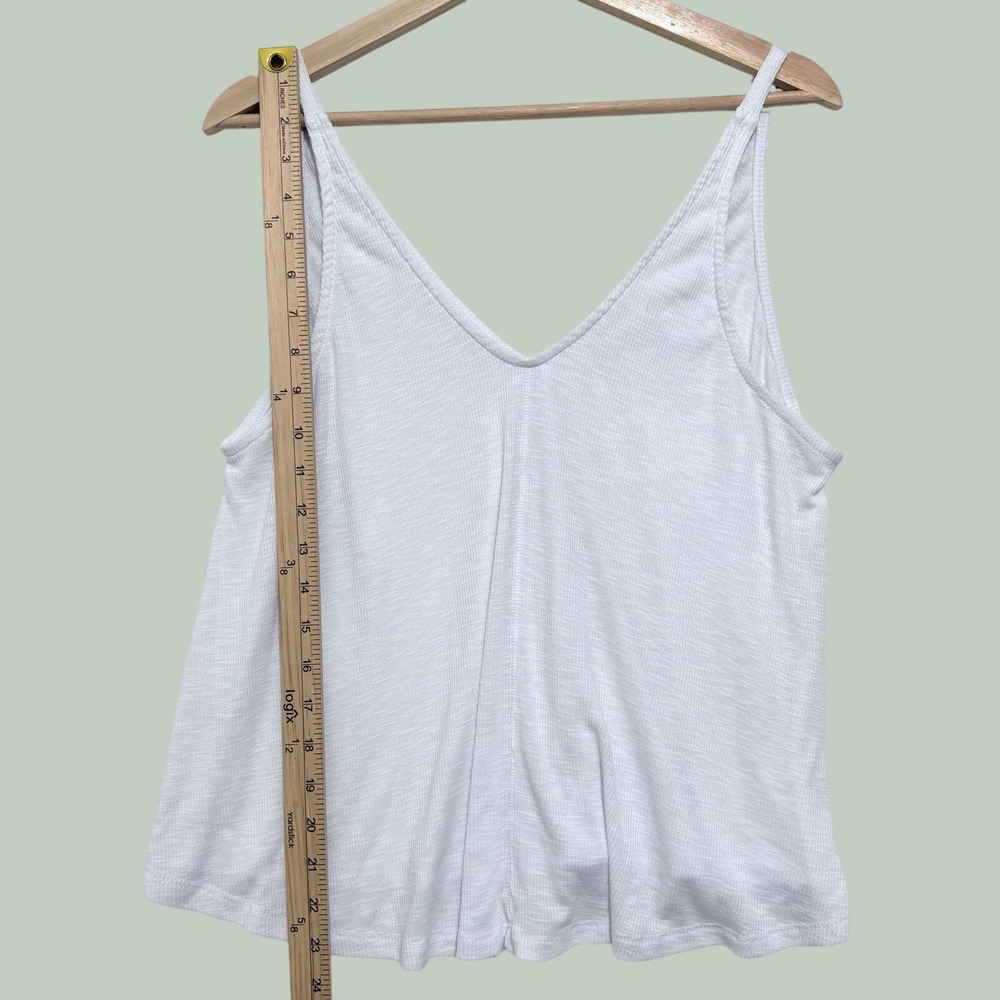 2 Intimately Free People Tops Women's M/L Black Stretch White Flowy Layering - Picture 7 of 11